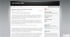 Desktop Screenshot of dankaminsky.com